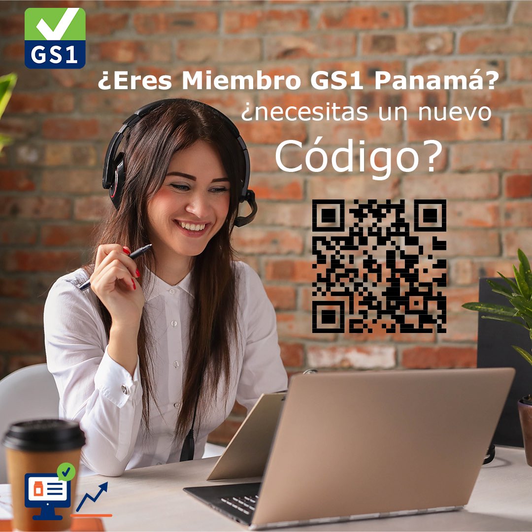 Si tu empresa es miembro de GS1 Panamá y necesitas un nuevo código sigue los sientes pasos: 

1. Válida tu representante legal.
2. Escanea el Qr de la imagen y solicita tus credenciales de acceso a la nueva plataforma (SIAG).
3. Inicia el proceso de creación de tu nuevo código.