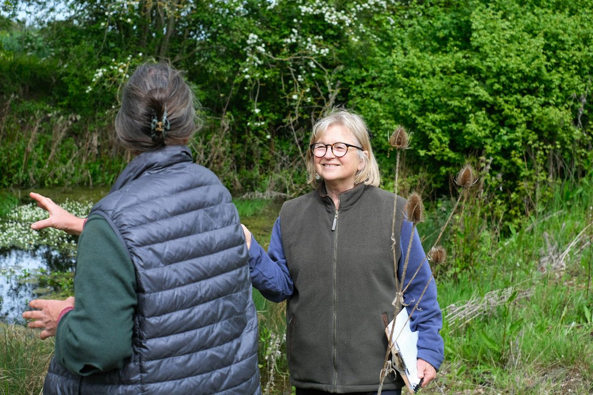 BlythCluster's tweet photo. Cluster Pond Management event, kindly hosted by Richard Symes with pond expert Juliet Hawkins https://t.co/mCZthRbbAb