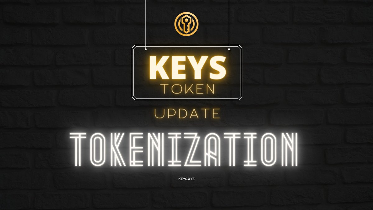 keysmetaverse's tweet photo. 🔐 Major KEYS Token update! 

Embracing the power and benefits of #tokenization, we're launching a dynamic 24-month plan for an expanded ecosystem with new utilities for our LoyalKEY tier token holders. 

More info coming soon. 👀

#Crypto #KEYS https://t.co/xu7BsV2vWt