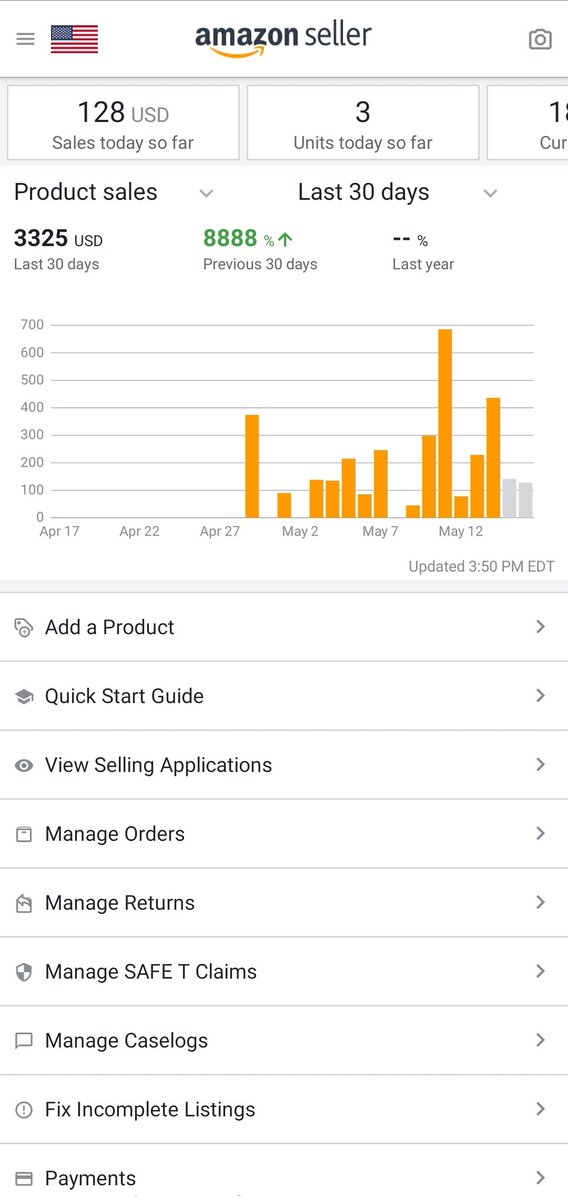 entremjh's tweet photo. Is an 8 thousand percent increase good? Asking for a friend 😂😂 @flips4miles #iknowitsnotmuch #longwaytogo #lotsofhelp #humblebrag #amazonfba #amazonfbaseller #amazonfbatips #fba #fbaseller #flips https://t.co/TSKw87aniT