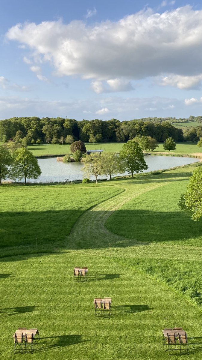 The view from ⁦@GarsingtonOpera⁩ #GOBarber #IlBarbiereDiSiviglia #ProductionWeek #Rossini