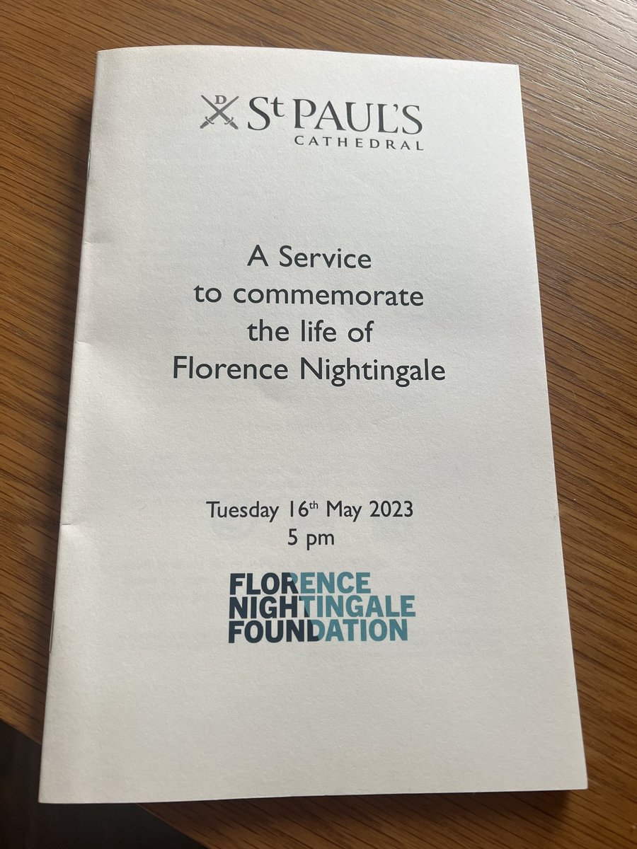 What a lovely afternoon spent with <a href="/HalfordKathryn/">Kathryn Halford OBE, RN, RSCN 💙</a>  our chief nurse and colleagues from <a href="/BHRUT_NHS/">BHRUT NHS 🏥</a> at the Florence Nightingale Commemorative Service <a href="/FNightingaleF/">Florence Nightingale Foundation</a>
