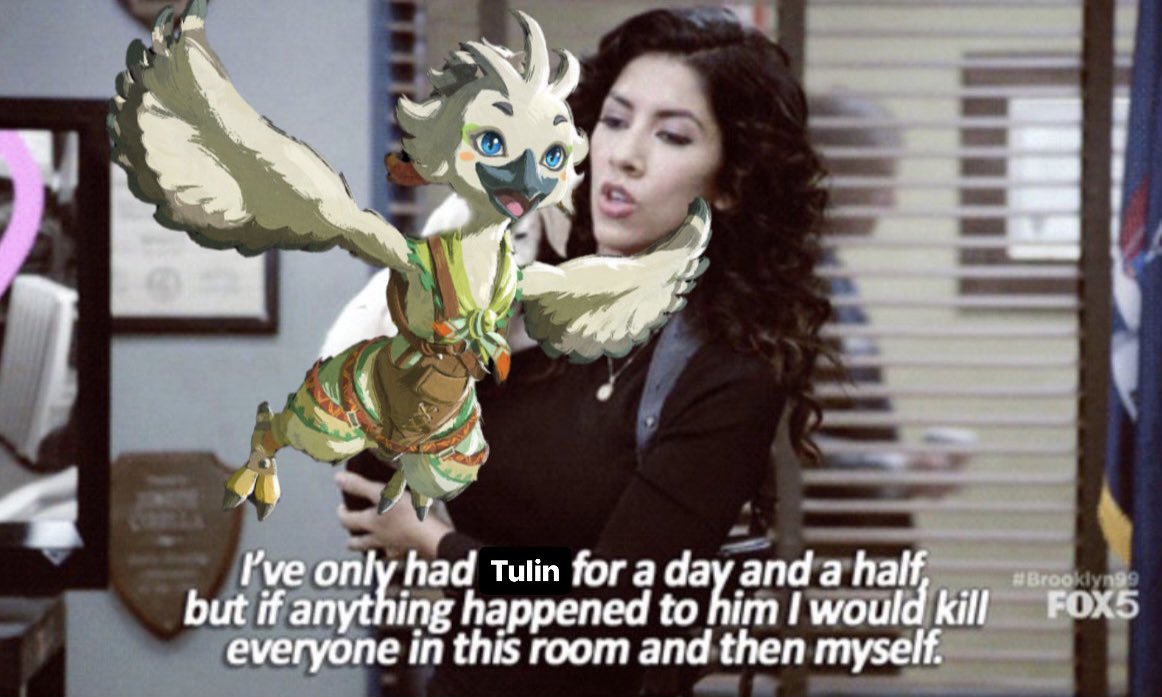 I will protect #tulin with all my life.  He has become my favorite in #totk  (excluding #Zelda and Link)
#TEARSOFTHEKINGDOM