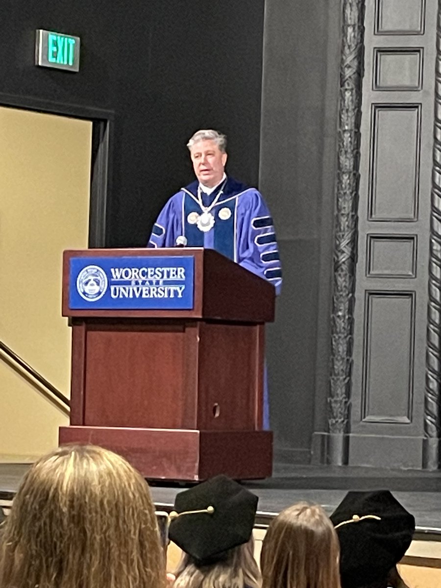 Worcester State Pres tweet media