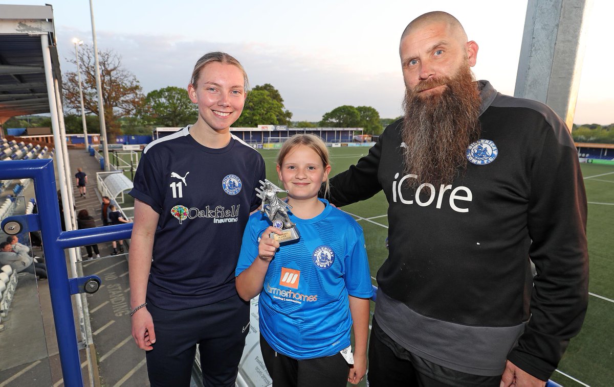 BTFC_HUB's tweet photo. Our photographer @NickyHayesPhoto was on hand at @BTFCWomen @BTFCG U13s Blues presentation evening at New Lodge tonight. Manager Gavin along with 1st team star @_elisejennings handed out trophies for Golden Boot plus Players and Managers Player of the Year winners. #BTFCGirls https://t.co/n0opEhZCw3