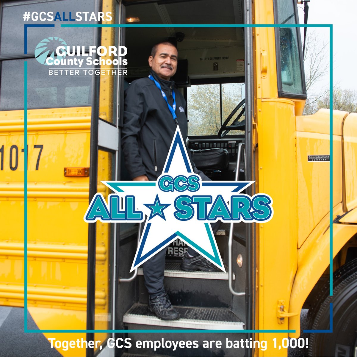 No role should go unnoticed. Every <a href="/GCSchoolsNC/">Guilford Co. Schools</a> employee is a critical piece of the puzzle for a student’s future. Take time to thank them today as a part of our All-Stars campaign. You can share a post with #GCSAllStars or email your story to goodnews@gcsnc.com!