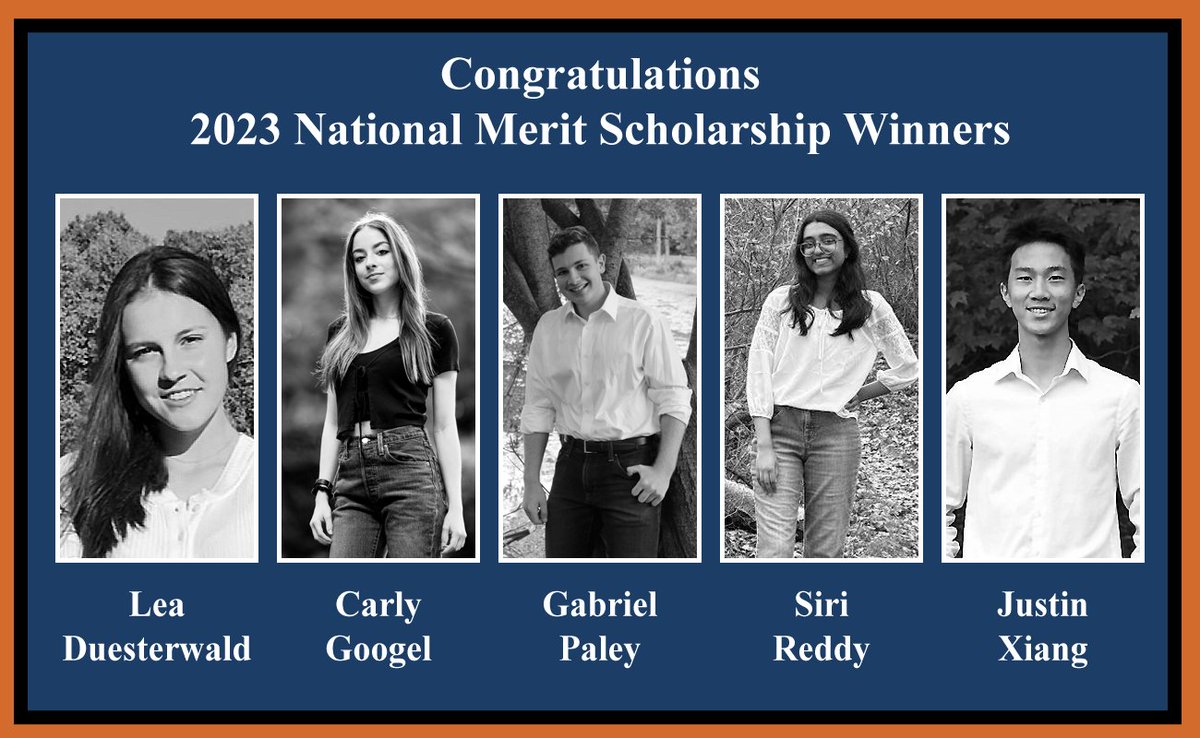 Chappaqua Central School District (@chappaqua_csd) on Twitter photo Congratulations to HGHS's five 2023 <a href="/nationalmerit/">National Merit Scholarship Corporation (NMSC)</a> Scholarship winners! Lea Duesterwald, Carly Googel, Gabriel Paley, Siri Reddy and Justin Xiang were selected from a pool of more than 15,000 finalists. #WeAreChappaqua Congratulations to HGHS's five 2023 <a href="/nationalmerit/">National Merit Scholarship Corporation (NMSC)</a> Scholarship winners! Lea Duesterwald, Carly Googel, Gabriel Paley, Siri Reddy and Justin Xiang were selected from a pool of more than 15,000 finalists. #WeAreChappaqua