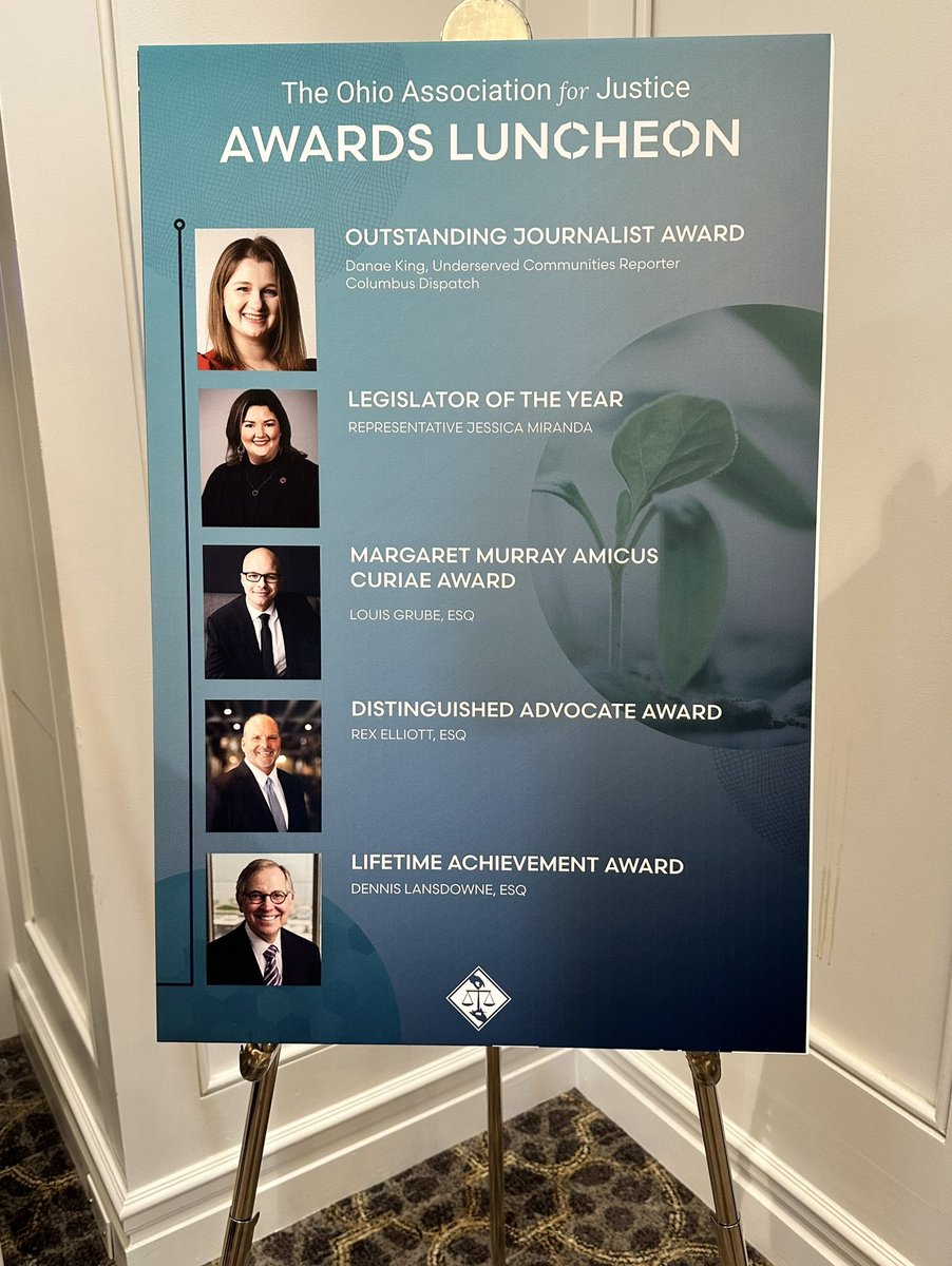 JessicaEMiranda's tweet image. I am honored to receive the “Legislator of the Year” award from the @OAJustice 
This year I have introduced three bills that focus on survivors of sexual abuse and making it easier for them to find justice. 

🔹HB 35 The Scout’s Honor Law
🔹HB 124 The Hidden Predator Act
🔹HB 161…