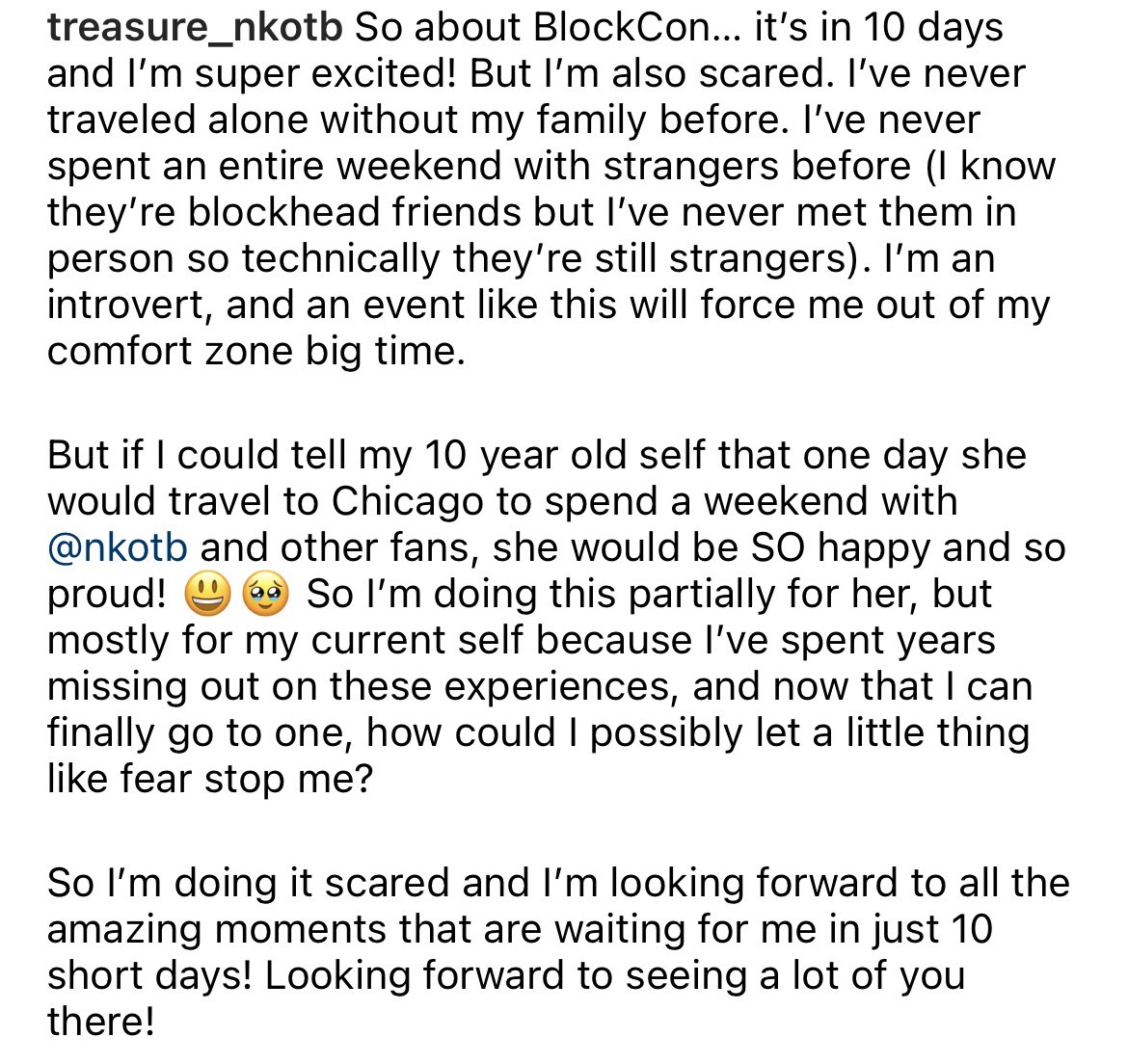 Some of my thoughts and feelings about BlockCon. It’s only 10 days away! 
@NKOTB #nkotb #blockcon #blockhead #doitscared