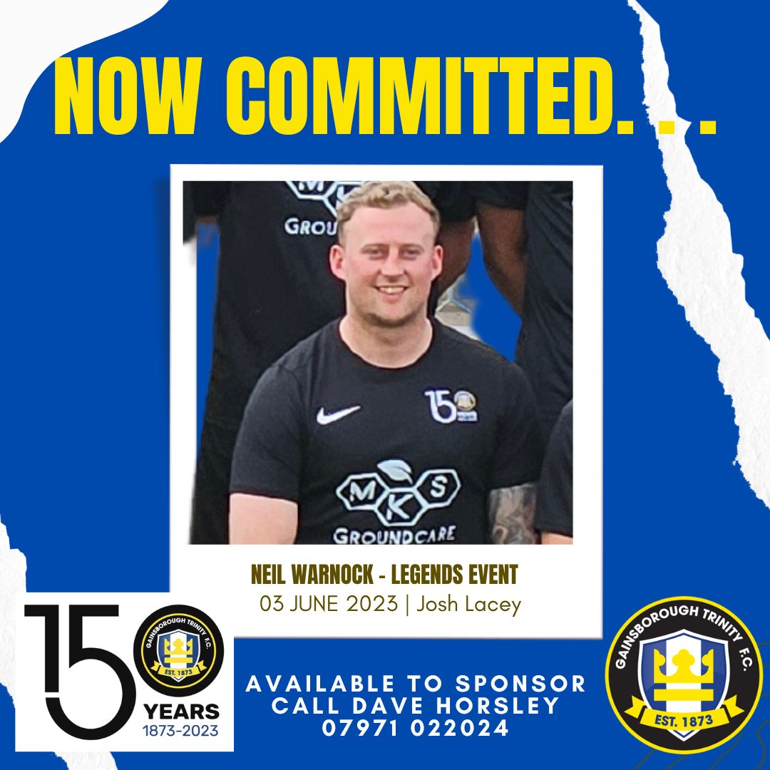 GainsTrinityFC's tweet photo. TRINITY CENTURION &amp; FAN FAVOURITE @joshualacey94 will be back in #TrinityBlue when he once again returns to Northolme

Ex @SUFCOfficial youngster and versatile defender Josh Lacey is currently playing for @BartonTownOB &amp; will be ready to test himself against the #PremierLeagueXI https://t.co/SEBkomq4Y8