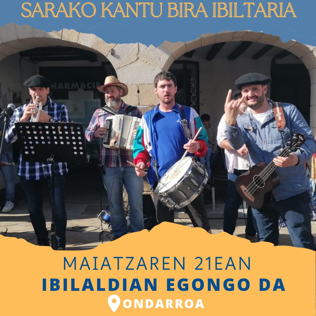 Ibilaldia 2025 (@ibilaldia) on Twitter photo SARAKO KANTU BIRA IBILTARIA PATAPATANAK TXARANGAREKIN 💥
-
#xe
#ibilaldia2023
<a href="/zubizahar1/">Zubi Zahar Herri Ikastola</a> SARAKO KANTU BIRA IBILTARIA PATAPATANAK TXARANGAREKIN 💥
-
#xe
#ibilaldia2023
<a href="/zubizahar1/">Zubi Zahar Herri Ikastola</a>