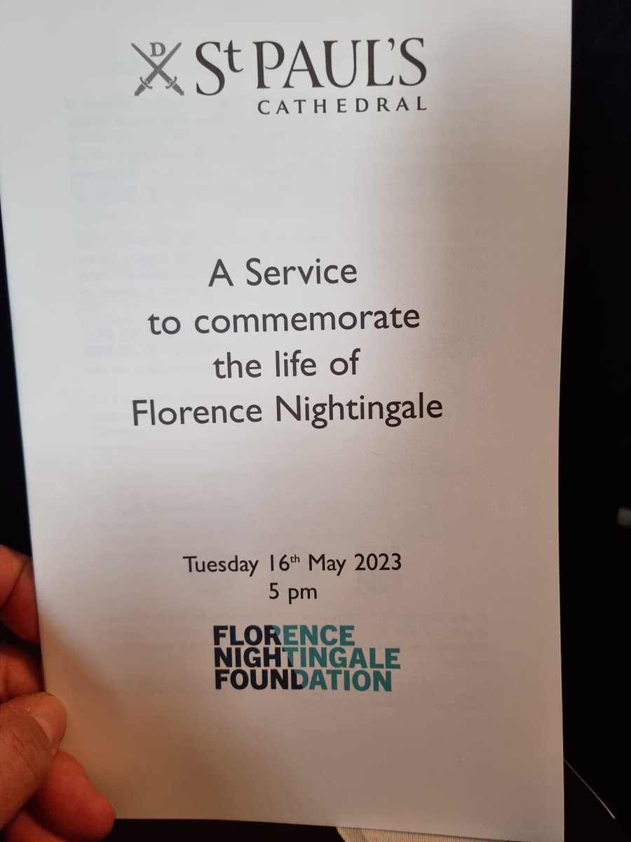 Fabulous day @FNightingaleF @StPaulsLondon so #NBTproud of @sphams representing nursing at the 58th Commemoration Service @NBTNursing @NorthBristolNHS