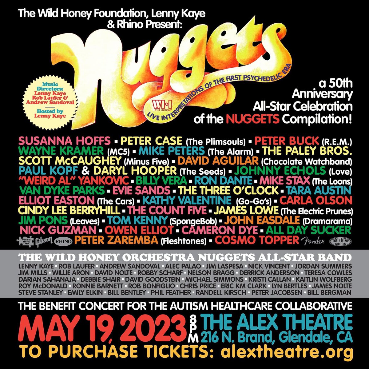 tpsbandofficial's tweet photo. Tall Poppy Syndrome’s Paul Kopf and Alec Palao will perform at the Nuggets 50th Anniversary Celebration (presented by The Wild Honey Foundation, Lenny Kaye and Rhino) this Friday in Los Angeles!

@kopf_g #AlecPalao 
#WildHoney #LennyKaye 
@Rhino_Records #Nuggets https://t.co/lCbWYTzIHx
