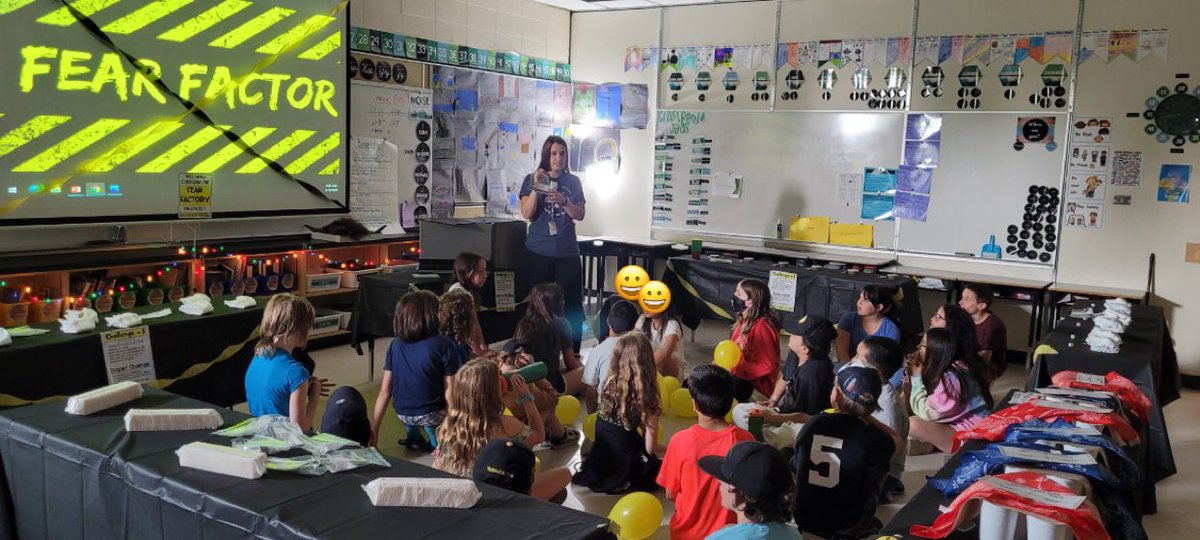 aashliecook's tweet photo. Who said math can’t be fun 🤷🏼‍♀️ Decided to turn the final day of our division unit into a fear factor challenge 🪳🕷️ https://t.co/3SpaLzRTen