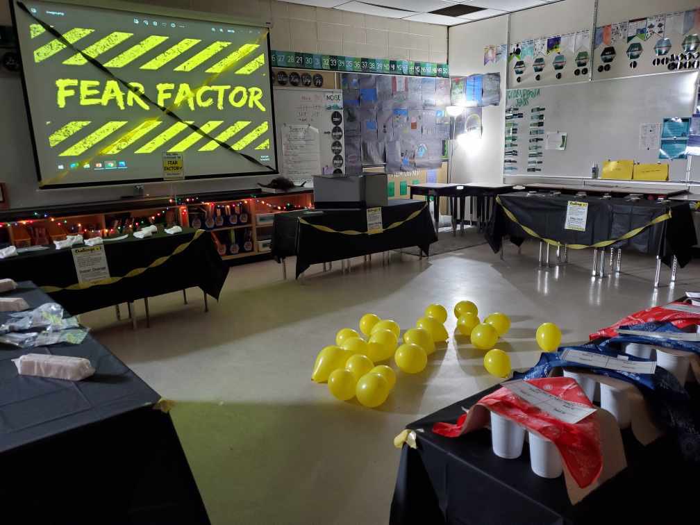 aashliecook's tweet photo. Who said math can’t be fun 🤷🏼‍♀️ Decided to turn the final day of our division unit into a fear factor challenge 🪳🕷️ https://t.co/3SpaLzRTen