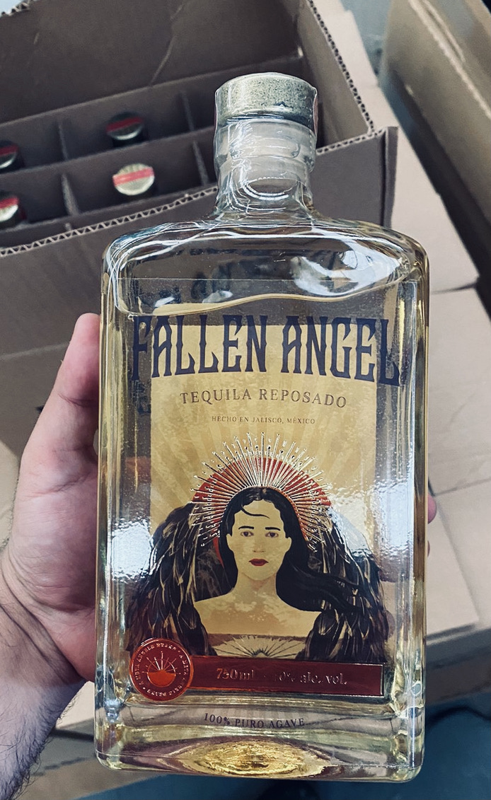 Yes! That is the real juice (tequila).  Bottled, boxed and ready to go! Just a few export documents away from sharing this fabulous spirit with all of the Fallen Angel holders...!  <a href="/meta_angels/">Meta Angels | now part of <a href="/thehugxyz/">HUG 🤗 | Get Your Free .ART Domain</a></a> @thehugxyz <a href="/kitcodik/">Kit Codik 🔮</a> #ExportReady