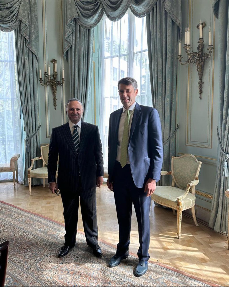 Ambassador Mansoor Abulhoul (@mansoorabulhoul) on Twitter photo It is a great privilege to have HE <a href="/AnwarGargash/">د. أنور قرقاش</a> join us in London for the UAE UK Strategic Dialogue, an important milestone in the UAE-UK partnership. It is a great privilege to have HE <a href="/AnwarGargash/">د. أنور قرقاش</a> join us in London for the UAE UK Strategic Dialogue, an important milestone in the UAE-UK partnership.