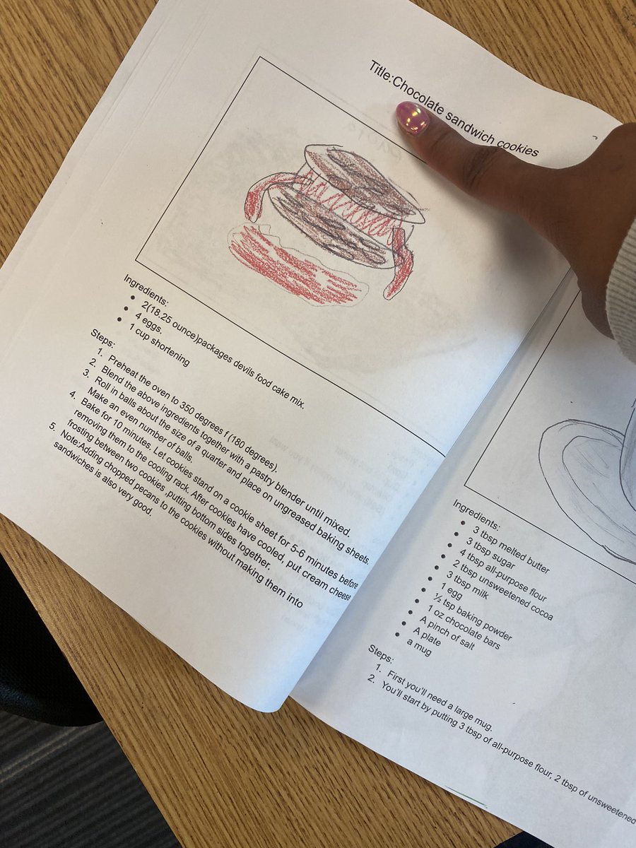 ChereSwearingen's tweet photo. Third grade made a class cookbook based on a text used earlier in their reading. https://t.co/A6kISEyc2g