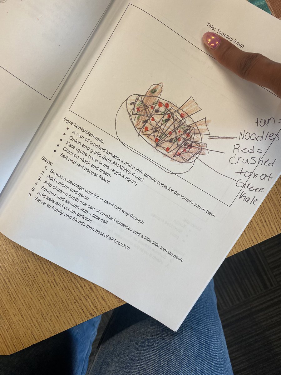 ChereSwearingen's tweet photo. Third grade made a class cookbook based on a text used earlier in their reading. https://t.co/A6kISEyc2g