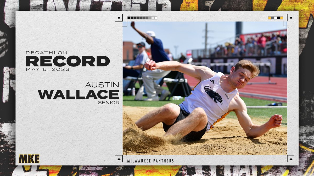 How about Mr. Decathlon, Austin Wallace set the program record with a point total of 7509 over two days at the Horizon League Championships❗️