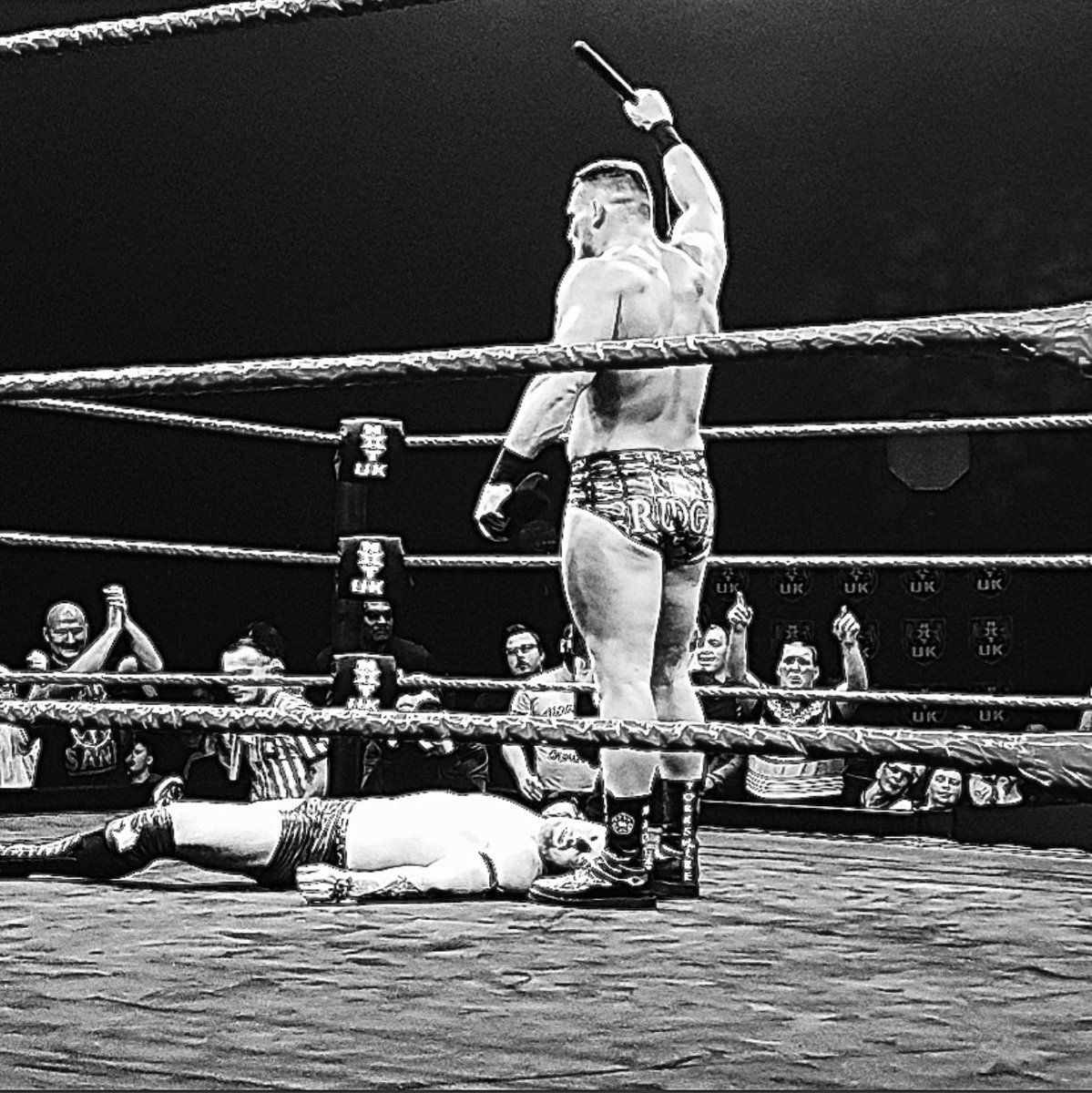 LDMenzies's tweet photo. In a galaxy far away……. #wwe #ridgeholland #bothercauser https://t.co/hv29ckBHTL