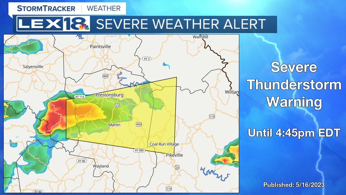 Bill Meck on Twitter "From LEX18 Weather Severe Thunderstorm Warning