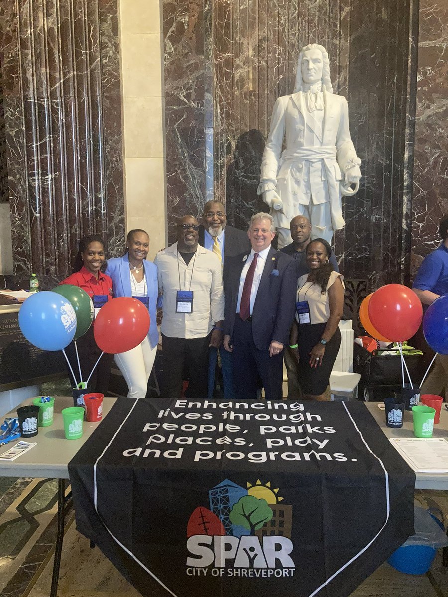 We are so excited to have our very own SPAR employees at the Louisiana Recreation &amp; Park Association Inaugural LRPA Parks &amp; Rec Day at the Capitol in Baton Rouge today!

Thank you to Mayor Arceneaux &amp; La State Representative &amp; former Mayor Cedric Glover for showing your support!