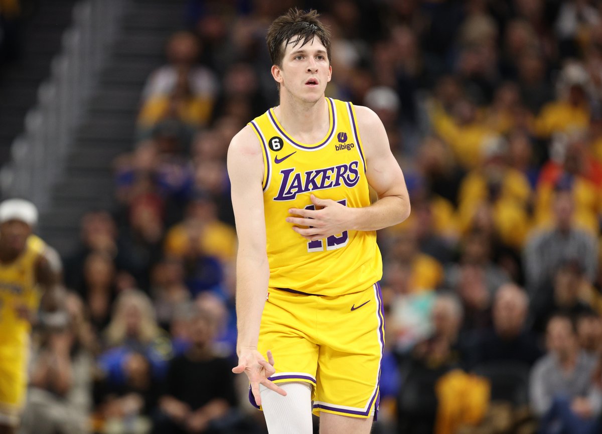 BleacherReport's tweet image. Lakers are concerned Austin Reaves will receive contract offers from other teams worth more than the $50M, 4-year deal they can offer, per @ShamsCharania