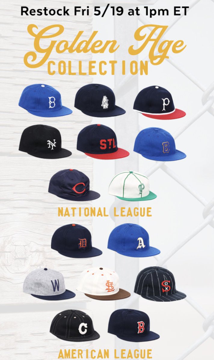 I know at least a few people who have given me compliments on my @EbbetsVintage 1946 Red Sox hat and were sad not to order their own (looking at you @mattymatty2000). So, I feel like it's my duty to warn you that there's a restock on Friday!