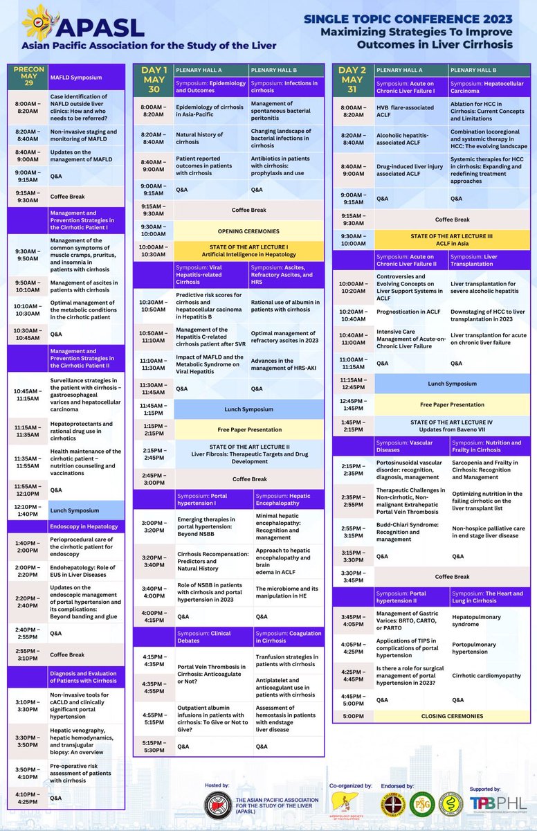 APASL Single Topic Conference Manila 2023 (@apaslstcmanila) on Twitter photo It’s not too late to register!
Click apaslstc2023manila.org to book your slot and catch the latest insights from our international and local faculty!
Join us and enjoy the end of summer in the Philippines! See you there!
#LiverTwitter
<a href="/APASLnews/">APASL News</a> It’s not too late to register!
Click apaslstc2023manila.org to book your slot and catch the latest insights from our international and local faculty!
Join us and enjoy the end of summer in the Philippines! See you there!
#LiverTwitter
<a href="/APASLnews/">APASL News</a>