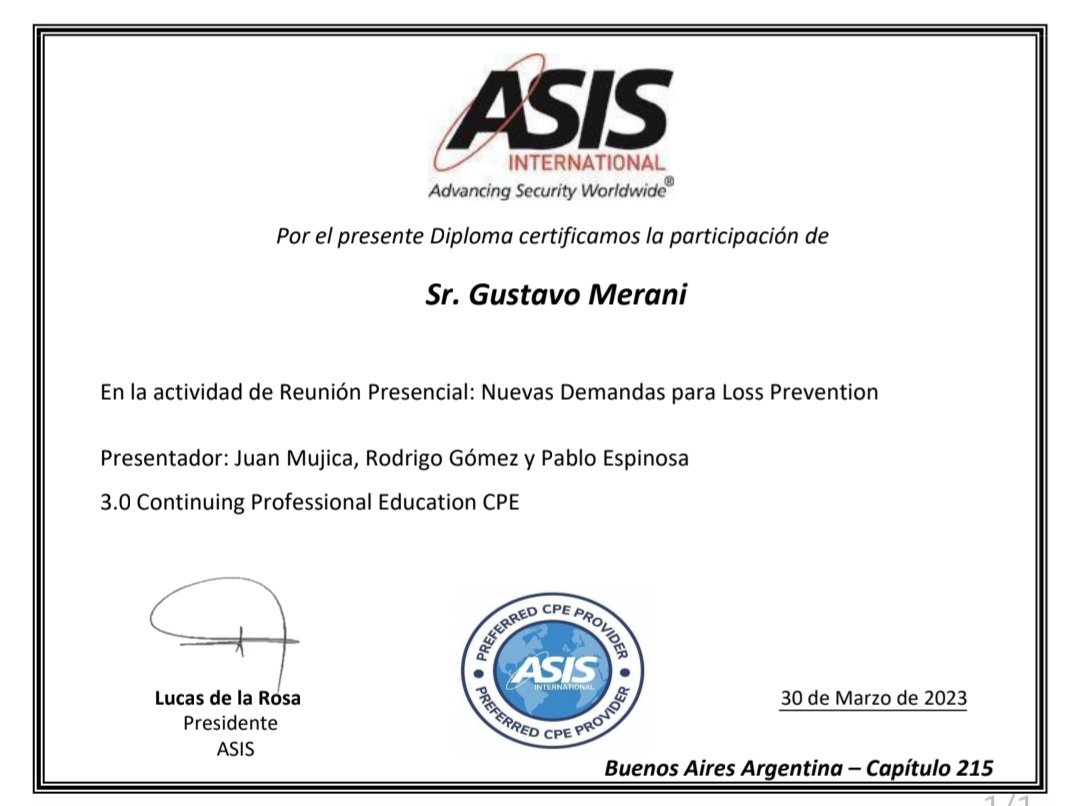 gustavomerani's tweet image. #asis215  #MyASIS
@ASIS_Intl