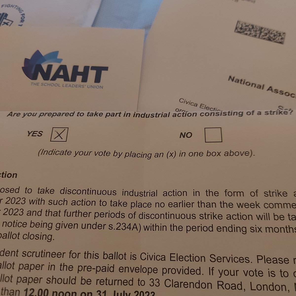 Time to take action. Vote YES.