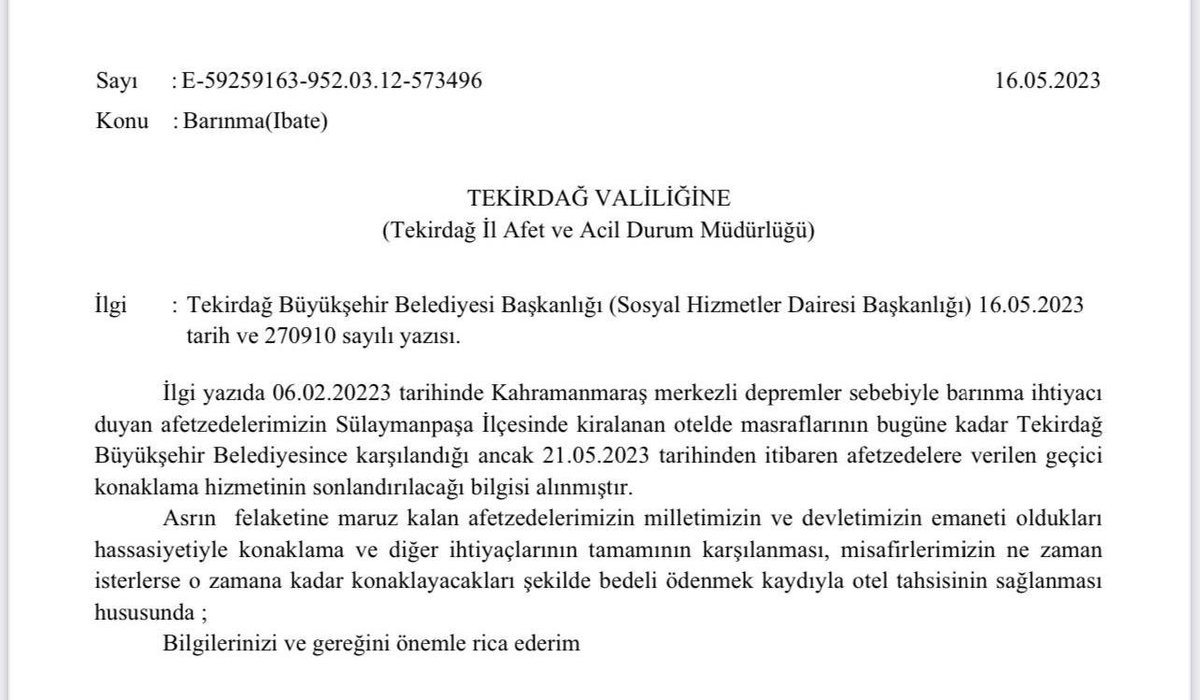drsadiyazici's tweet photo. Biz Hatay Kırıkhan’da 2. bir Tuzla Belediyesi kurduk. Bunu aziz milletimizin desteğiyle yaptık. Yapmaya da devam edeceğiz. Bu bizim için hem görev hem de onurdur! Depremzede kardeşlerimizi Tuzlamızda ağırlamaktan büyük şeref duyarız. https://t.co/qHN5dh6aGS