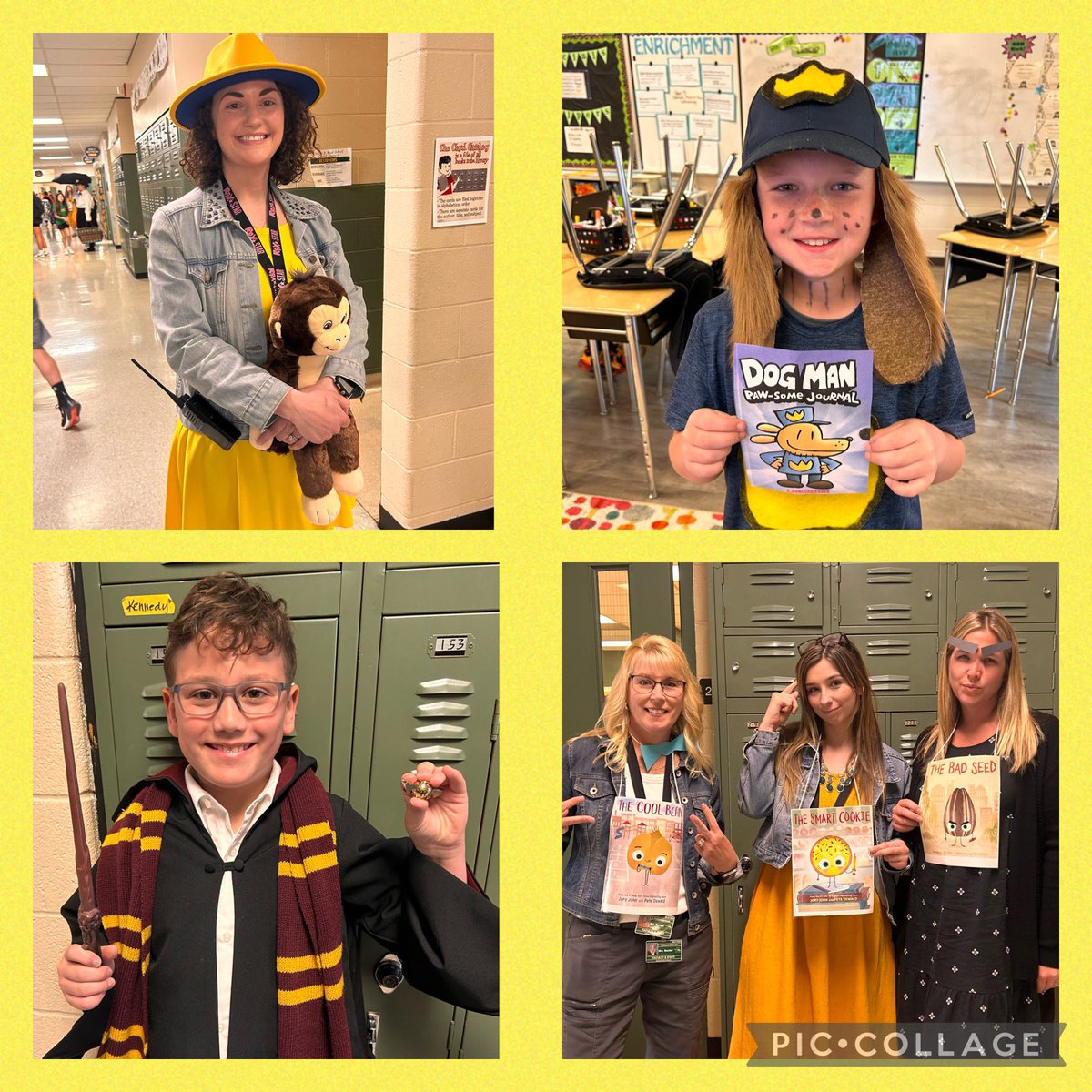 MrsHostutlerELA's tweet image. Dress like a character day! 💚💛#RightToReadWeek