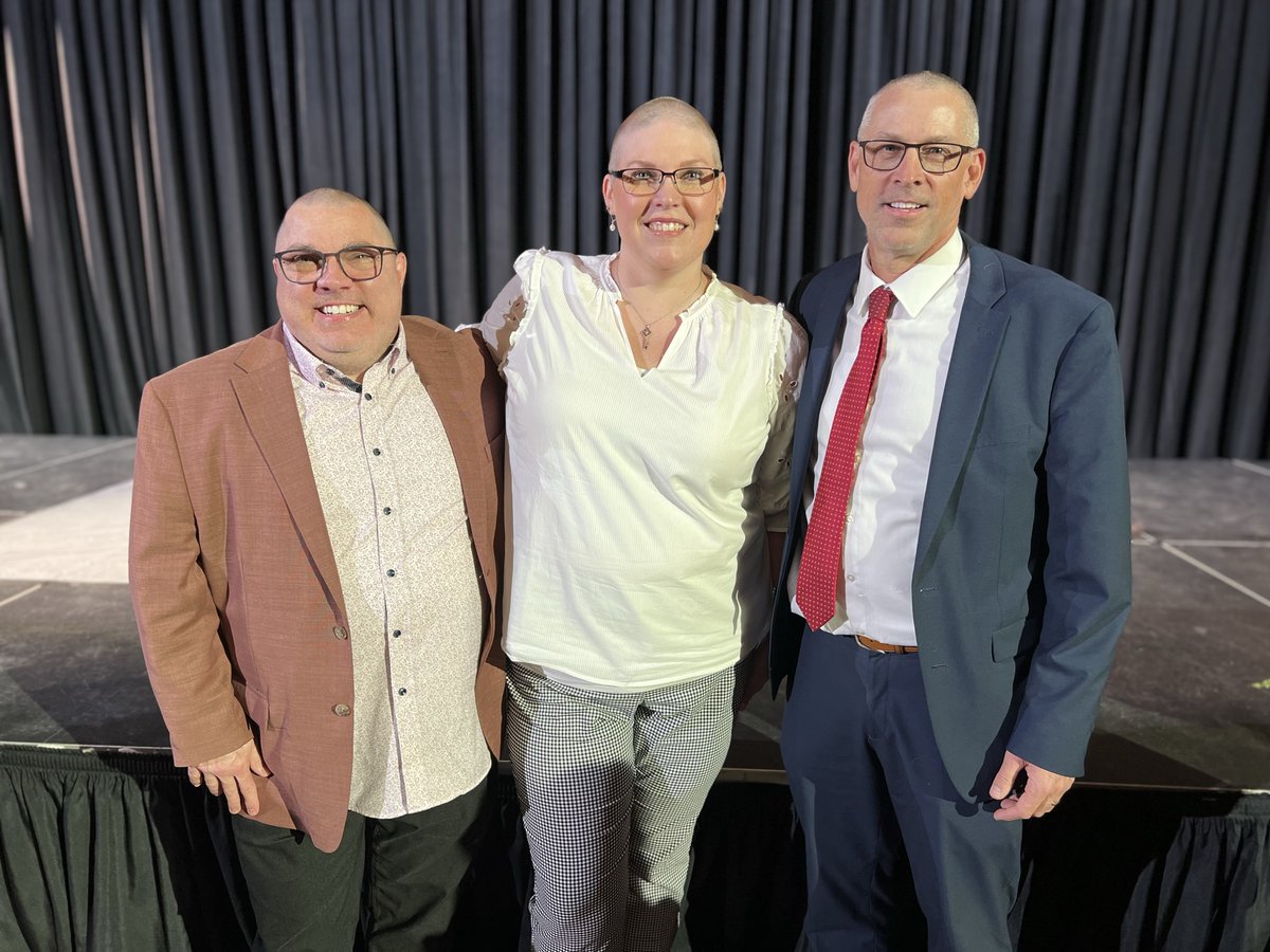 KUcancercenter's tweet photo. Proud sponsors of @ACS_KansasCity #ShaveToSave! Thank you, Christopher Bayne, Teresa Trentham, and Darrin Kistler, for being participants. The funds raised support the incredible work @HopeLodgeKC . Through our collective efforts, we are igniting hope in those who need it most. https://t.co/QGU0heH1WO