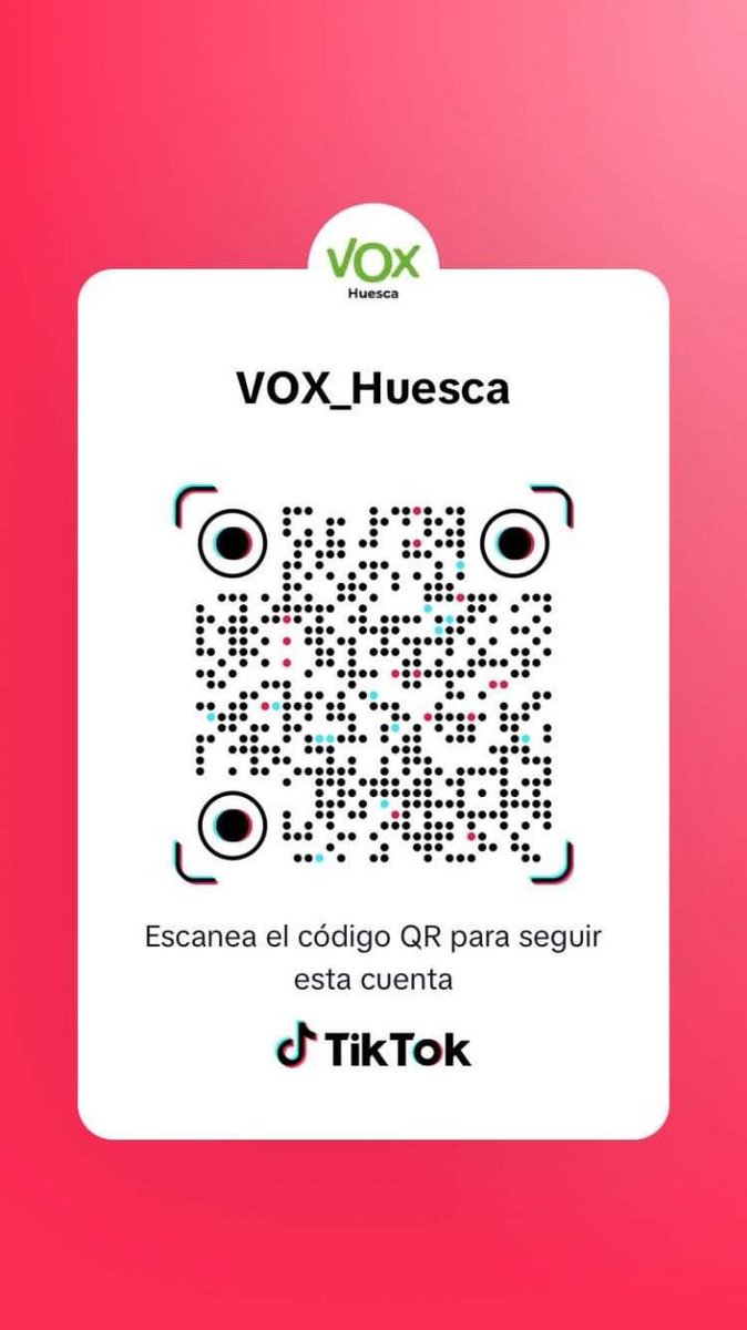 VoxHuesca's tweet photo. 🔥 Ya tenemos TikTok provincial, síguenos 😁💚

#VoxHuesca https://t.co/o08sWJ5y33