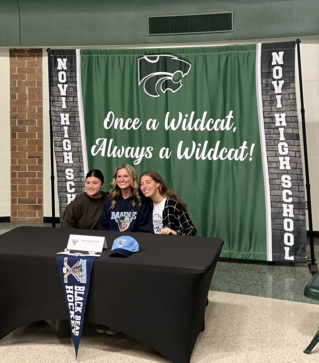 BenMainka's tweet photo. What an awesome celebration this afternoon, as we honored our student athletes who are representing Novi in their respective sports at the next level! #NoviPride https://t.co/guswtBsO9e