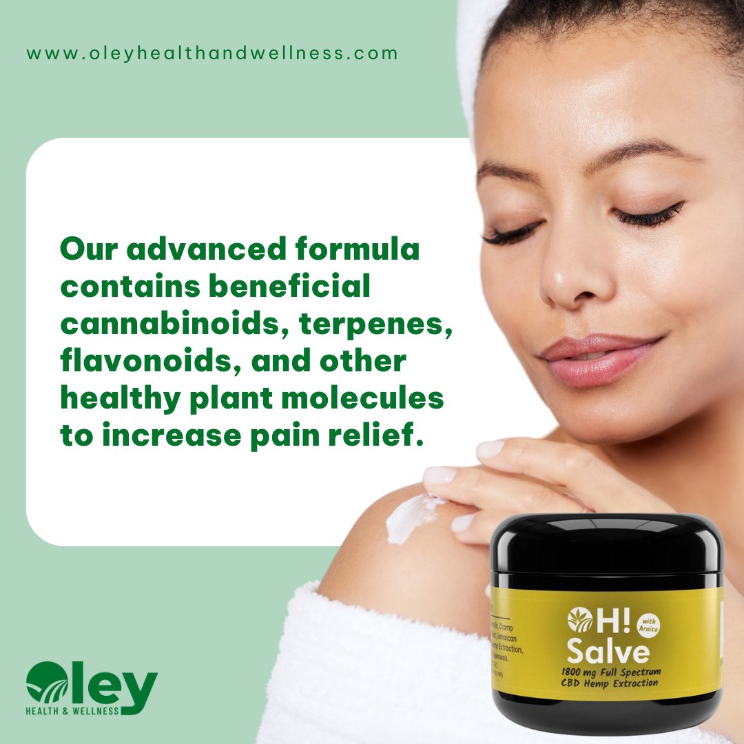 Experience the healing power of Oley Hemp CBD Salve! Our lightly scented, topical ointment is specially designed to provide targeted relief for sore joints and aching muscles. 🏋️‍♀️💪

#OleyHemp #CBDSalve #NaturalHealing #PainRelief #Wellness