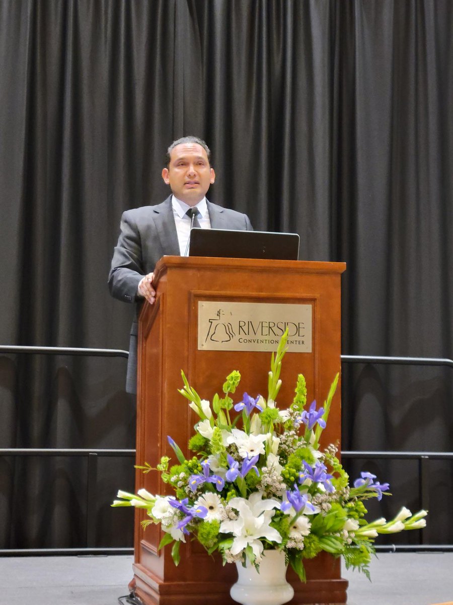 Day 1 of the 3rd Annual RC SELPA Mental Health Symposium kicked off with a performance by the @HemetUnified High School Color Guard and Chamber Singers, an address by Dr. Edwin Gomez @RivCoSchoolSupt and an inspiring keynote by Dr. Ronald Powell. #RCSELPAMentalHealthMatters