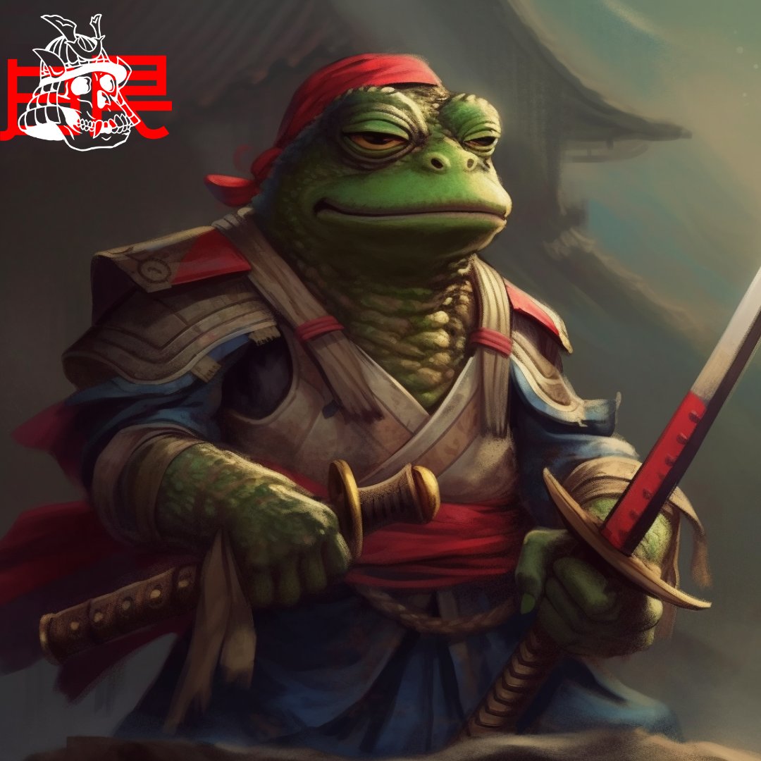 🎉 To commemorate the exciting debut 🚀 of our fresh @Realitypixel_io studio &amp; $hero (coming soon)

🐸 We're hosting a $100 giveaway in $pepe
&amp; 1 Free Samurai Mint!

🐸 Simply follow <a href="/BushidoRoyale/">Bushido Royale</a>  and @Realitypixel_io

🐸 Tag 3 fellow Degens

<a href="/pepecoineth/">Pepe</a> #pepe #PEPEARMY