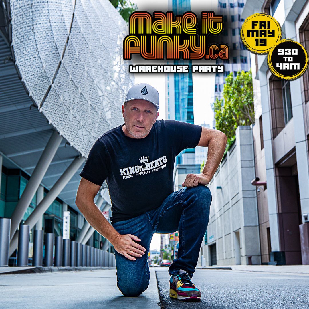 #MakeitFunky's #Beats #Breaks &amp; #Bass Warehouse party is this Friday May 19th w/ #Breakbeat legend <a href="/Krafty_Kuts/">Krafty Kuts</a> 🇬🇧 alongside @MartyMcFlytheDJ @MarcusVisionary @DJdMonic <a href="/CapitalJ/">Dj Capital J</a> <a href="/Farbsie/">Farbsie MakeItFunky</a> @DJTanner199 #RedTurtle &amp; #KidFunkyJ #Toronto 
Limited tix left 👉 eventbrite.ca/e/make-it-funk…