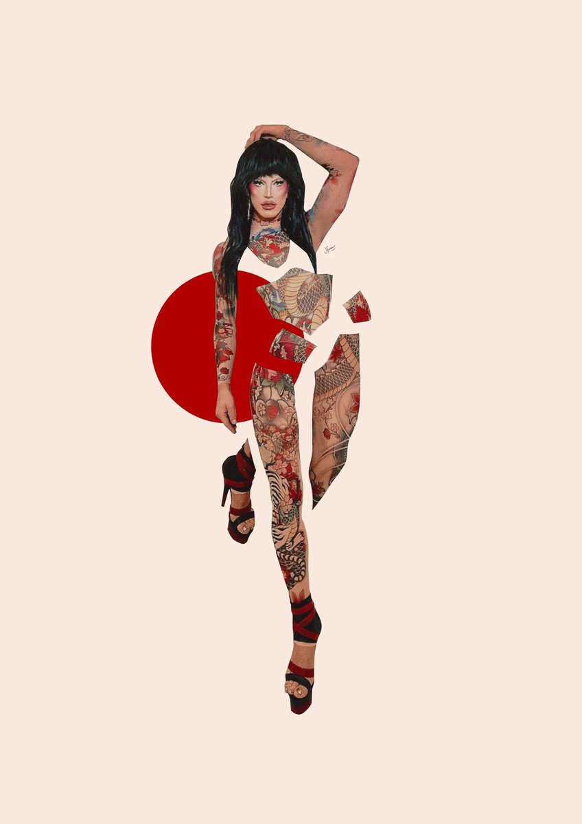 JfCollage's tweet photo. Aquaria 🖤❤️ @aquariaofficial https://t.co/it4xtzywzq