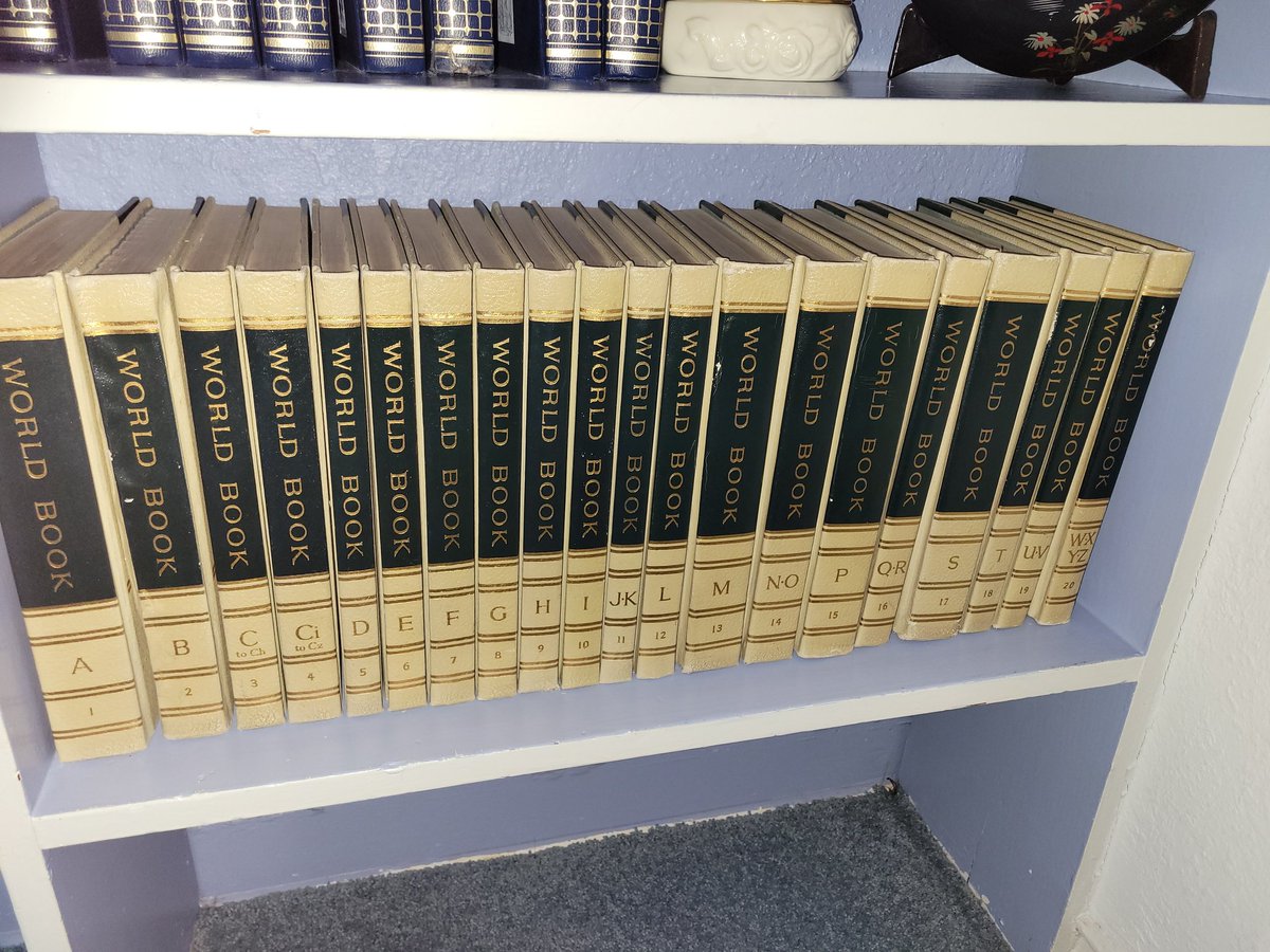 In El Paso visiting mom. This was my internet in the 60s and 70s. These are so old, they show JFK as current president!