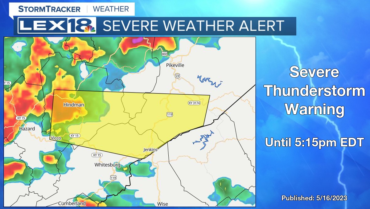 Bill Meck on Twitter "From LEX18 Weather Severe Thunderstorm Warning