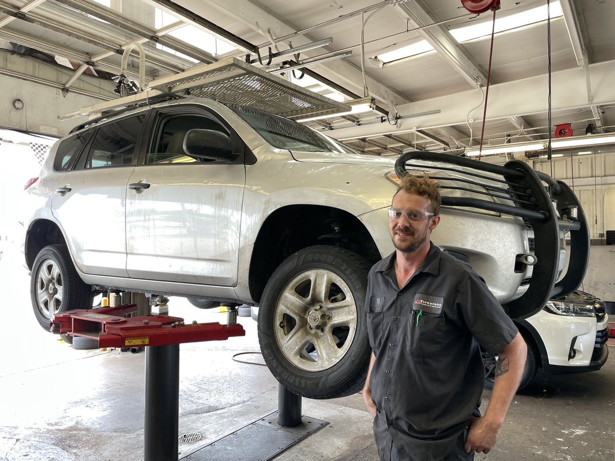 Daniel Shaw on Twitter "Time to change front tires on the Rav. Had no