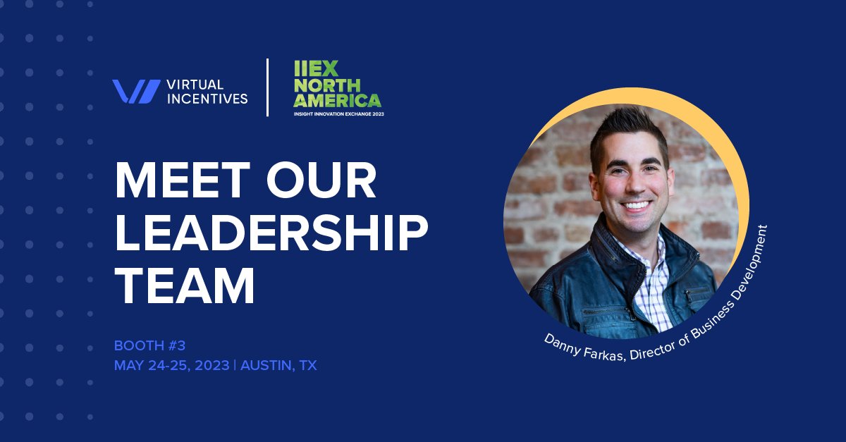 VirtualRewards's tweet image. We’ll see you at @GreenBook's IIEX North America! Meet with members of #VirtualIncentives leadership to learn how we are helping industry leaders like you. Schedule a meeting here: bit.ly/3W9kjN4 #insights #data #marketresearch #surveys #IIEX