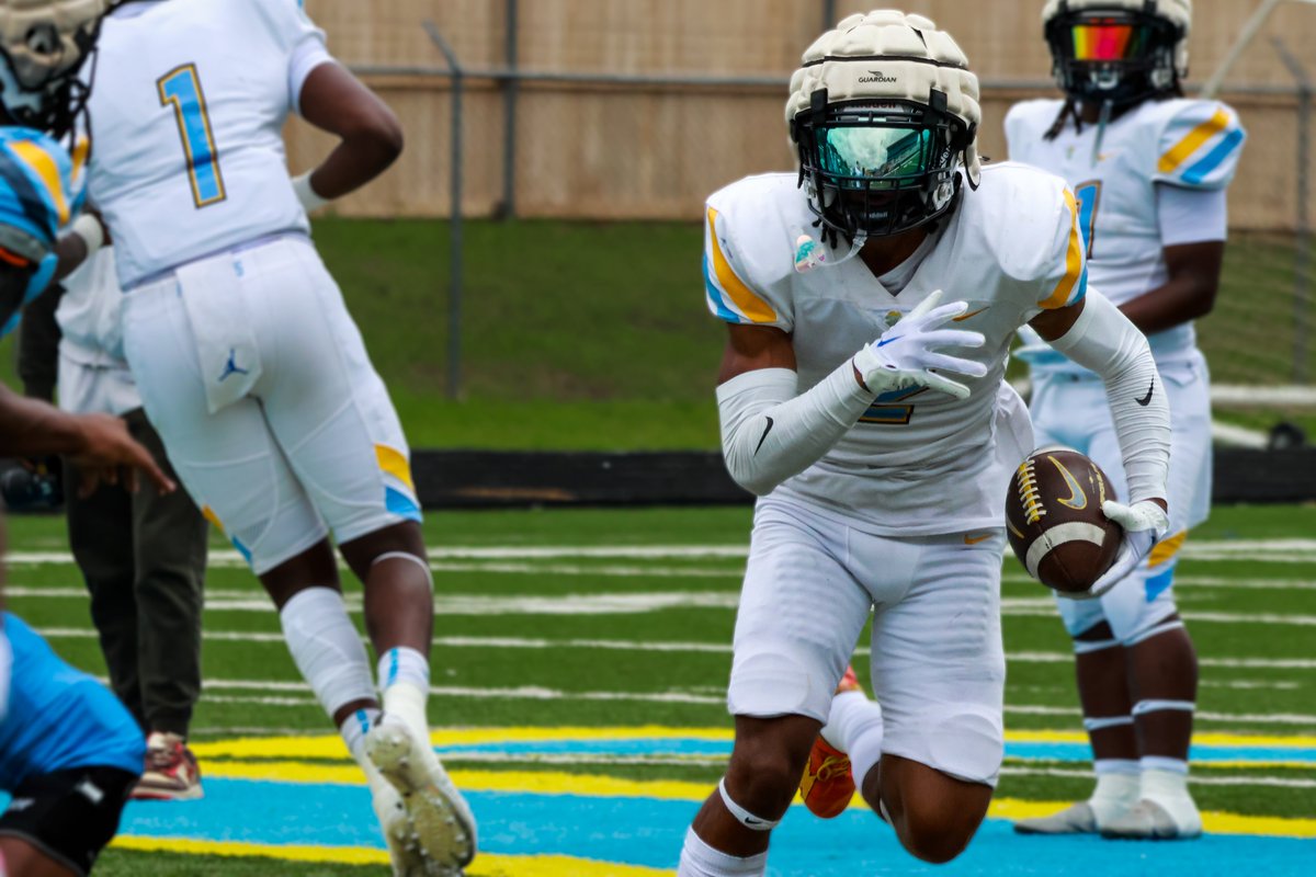 PutnamCityOK's tweet photo. It may be spring, but Putnam City West football was giving us fall vibes during its blue versus white scrimmage. #GoBoldly #springfootball https://t.co/6QA383aVrZ