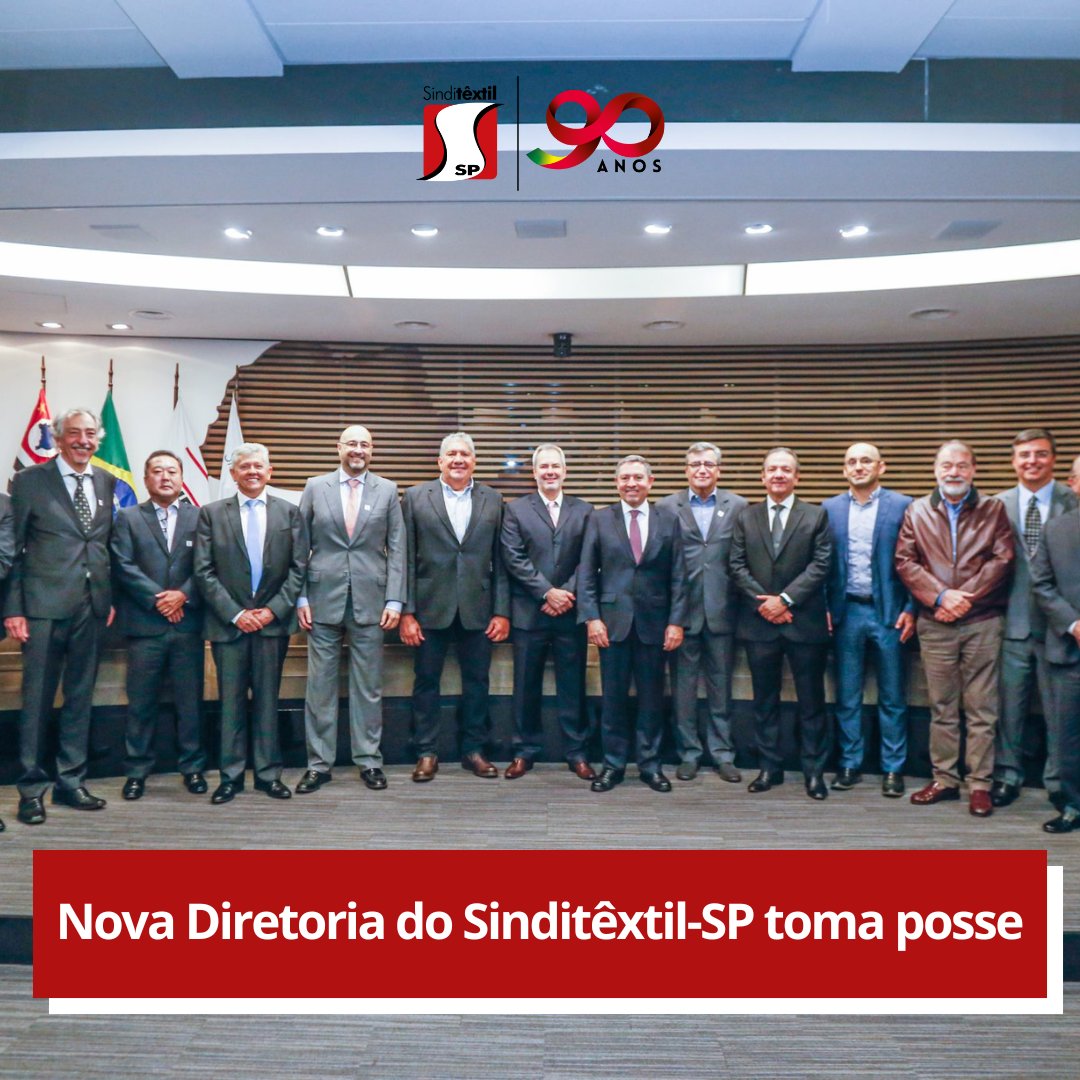 SinditextilSP's tweet image. A nova Diretoria e Conselho Fiscal do Sinditêxtil-SP, eleitos para o triênio 2023/2025, tomaram posse no dia 15 de maio.

Confira matéria completa!
bit.ly/sinditextil-no…

#industriasp #textilsp #modasp