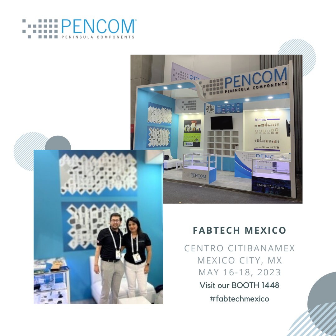 PencomSF's tweet photo. #Pencom is thrilled to be a part of Fabtech Mexico 2023!

We're excited to connect with fellow innovators, showcase our latest solutions, and ignite new possibilities to shape the future of manufacturing! 

See you at our booth 1448! 

#FabtechMexico2023 #fabtechmexico #mfg https://t.co/7X1AUnwnpt