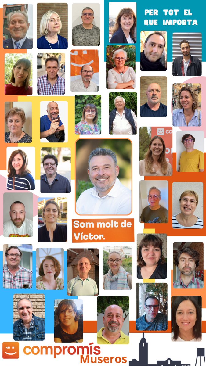c_museros's tweet photo. Tenim projecte, tenim equip. Per això tenim gent que ens fa costat.
Muserencs i muserenques que confien en Víctor Xercavins per a donar un nou impuls a #Museros i fer polítiques decidides i valentes. 
Perquè #PerTotElQueImporta no podem perdre el tren del futur. #SomMoltdeVíctor https://t.co/fN1bqkTlVS